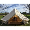 thumbnail image 2 of EQCOTWEA Cotton Canvas Tent Large Camping Tent 16ft for 8-10 Persons Hiking Hunting, 2 of 9