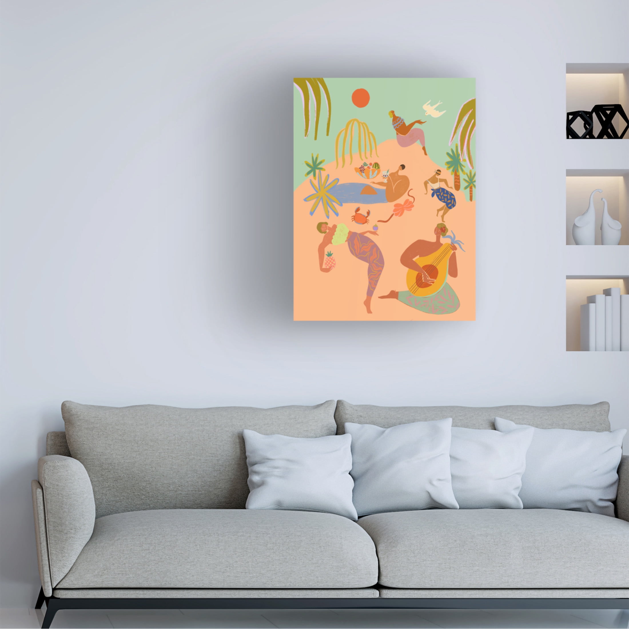 Trademark Fine Art Arty Guava Vacation Canvas Wall Art