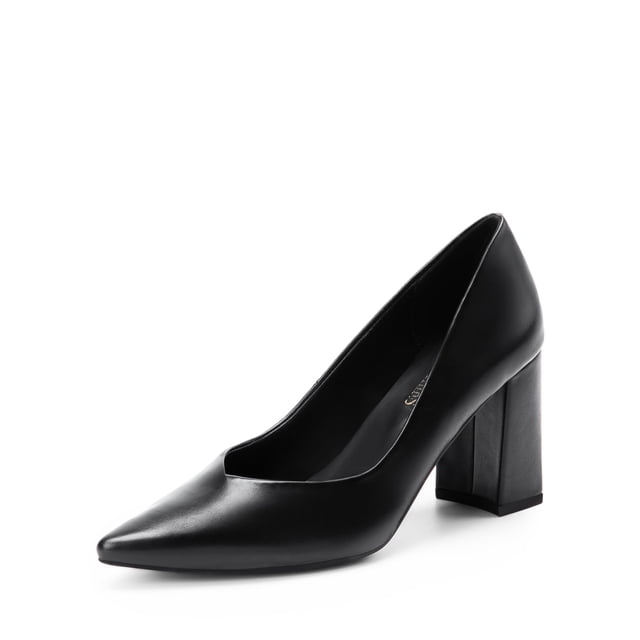 Dream Pairs Las mujeres de alta Chunky cerrado del dedo del pie Tacones puntiagudos del partido de la boda elegante deslizamiento en los zapatos de las bombas SDPU2229W Dream Pairs SDPU2229W
