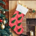thumbnail image 4 of GZHJMY Christmas Trees Pink Christmas Stockings, Personalized Large Christmas Stocking, Cute Snowflake Stockings 18" for Xmas Decorations and Holiday Family Party Decor Xmas Gifts, 4 of 7