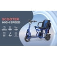 thumbnail image 5 of Culver Cougar Mobility Scooters, Blue Folding Scooters for Seniors Lightweight, 500W Adult Mobility Scooters, 5 of 8