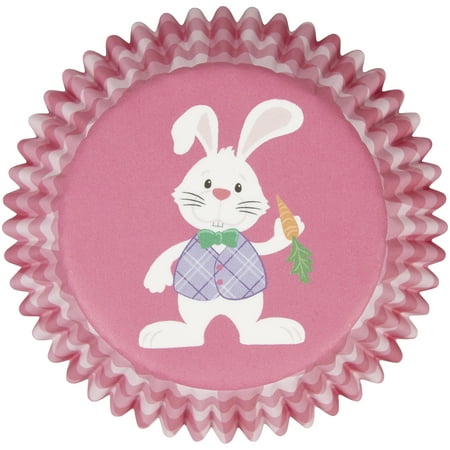Wilton Easter Bunny Cupcake Liners, 50-Count