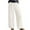 White, variant on Maean Women's Casual Pants Loose Cotton Linen Wide Leg Elastic Waist Solid Color Plus Size Comfy Trouser