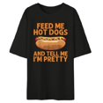thumbnail image 4 of CONZONE Mens Tshirts Short Sleeve T-Shirts for Men Crew Neck Funny Hotdog Graphic Casual Summer Tee Tops, 4 of 4