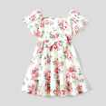 thumbnail image 2 of PatPat Family Matching Color Block Tee and Ditsy Floral Shirred Top Dress Sets, 2 of 4