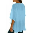 thumbnail image 5 of AUNVITO Women's 3/4 Sleeve Stretch Cardigan Casual Spring Summer Fashion, 5 of 8