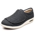 thumbnail image 3 of XIHAHA Otoño Invierno zapatos viejos hombre agregar fertilizante ampliar zapato ajustable hombres salud paso ortopédico pies anchos zapatos hinchados, 3 of 4