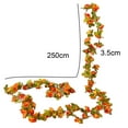 thumbnail image 5 of Cheers.US 2Pcs Rose Vine Flowers Garland Plants- Artificial Fake Rose Vine Flowers Ivy Garlands Hanging Rose Ivy for Wedding Party Garden Wall Decoration Silk Flowers, 5 of 6