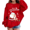 thumbnail image 6 of XIYNBAOK Christmas Tshirts Christmas T Shirts Family Christmas Bow Shirt Girls White Top Trendy Clothes Boys Clothes Size 6 3t Clothes, Red 13-14 Years, 6 of 6