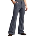 thumbnail image 4 of StSilkitty Mens Flare Dress Pants Elastic Waist Bell Bottom Trousers Business Casual Flared Pants with Pockets, 4 of 7