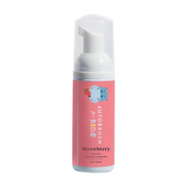 Pasta de dientes autobrush Kids Fluoride Foaming Strawberry 50 ml
