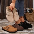 thumbnail image 3 of Women's Comfortable Beach Slide Sandals with Cork Footbed for Casual Summer Shoes, 3 of 11