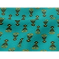 thumbnail image 4 of oneOone Viscose Jersey Fabric Leaves & Floral Block Print Sewing Fabric BTY 60 Inch Wide, 4 of 4