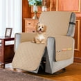 thumbnail image 2 of One-Piece Recliner Sofa Cover with 6 Pockets Poly Fleece Protection Pet Resistant, 2 of 2