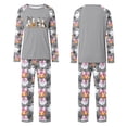 thumbnail image 4 of Halloween Family Pajamas Set Long Sleeve Crew Neck, Soft Matching Halloween Pajamas with Ghost Pumpkin Bow Print, Cute Family Halloween Pajama Set Sleepwear, 4 of 4