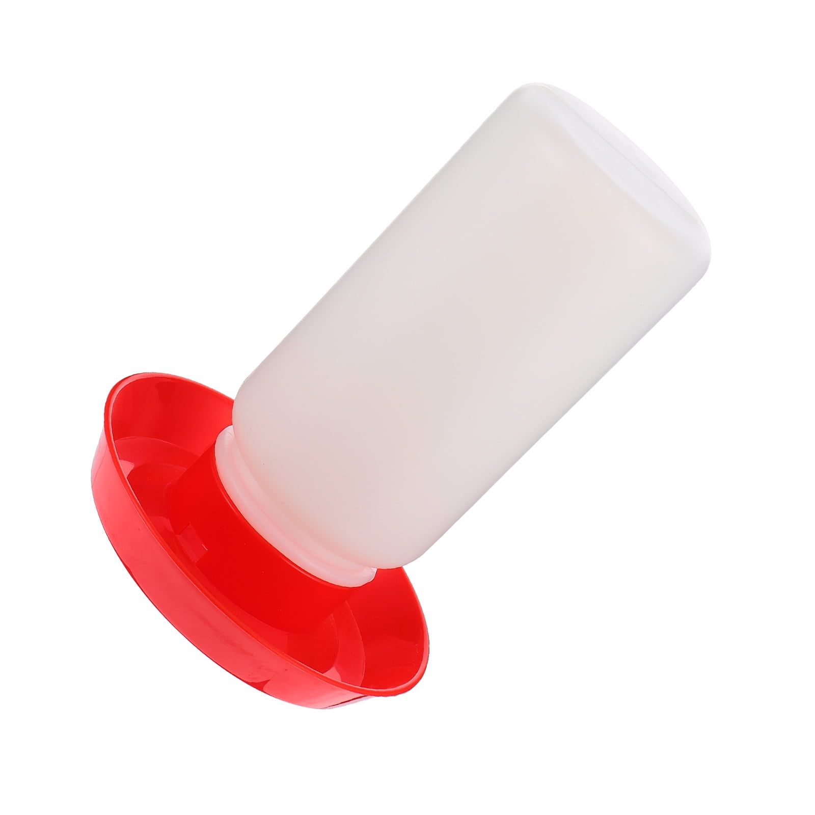 Minkissy 1 Set Plastic Bird Feeder and Water Dispenser Chicken Coop Poultry Waterer Assorted Color Pet Supplies for Hens