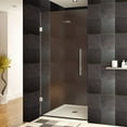 thumbnail image 2 of LessCare  24-36 x 72-inch Frameless Clear Glass Chrome Finish Shower Door, 2 of 3