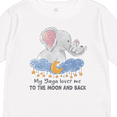 thumbnail image 4 of Inktastic My Yaya Loves me to the Moon and Back Elephant Family Boys or Girls Long Sleeve Toddler T-Shirt, 4 of 5