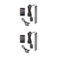 thumbnail image 4 of Riwesomey Tiras de luces LED para coche, Interior debajo del tablero, ventana trasera, lámpara de ambiente, Kit de decoración de vehículo activado por Type3 NO3 Riwesomey CBP227753, 4 of 6