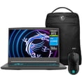 thumbnail image 1 of Laptop Gamer MSI Thin 15 NVIDIA GeForce RTX 4050 Intel Core i5 13420H 32GB RAM 1TB SSD 15.6" Windows 11 Home Teclado en Español + Mochila + Mouse DXT Gaming, 1 of 5