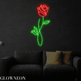 thumbnail image 2 of Glowneon Rose Neon Sign, Rose Flower Led Sign, Flower Shop Decor, 2 of 4
