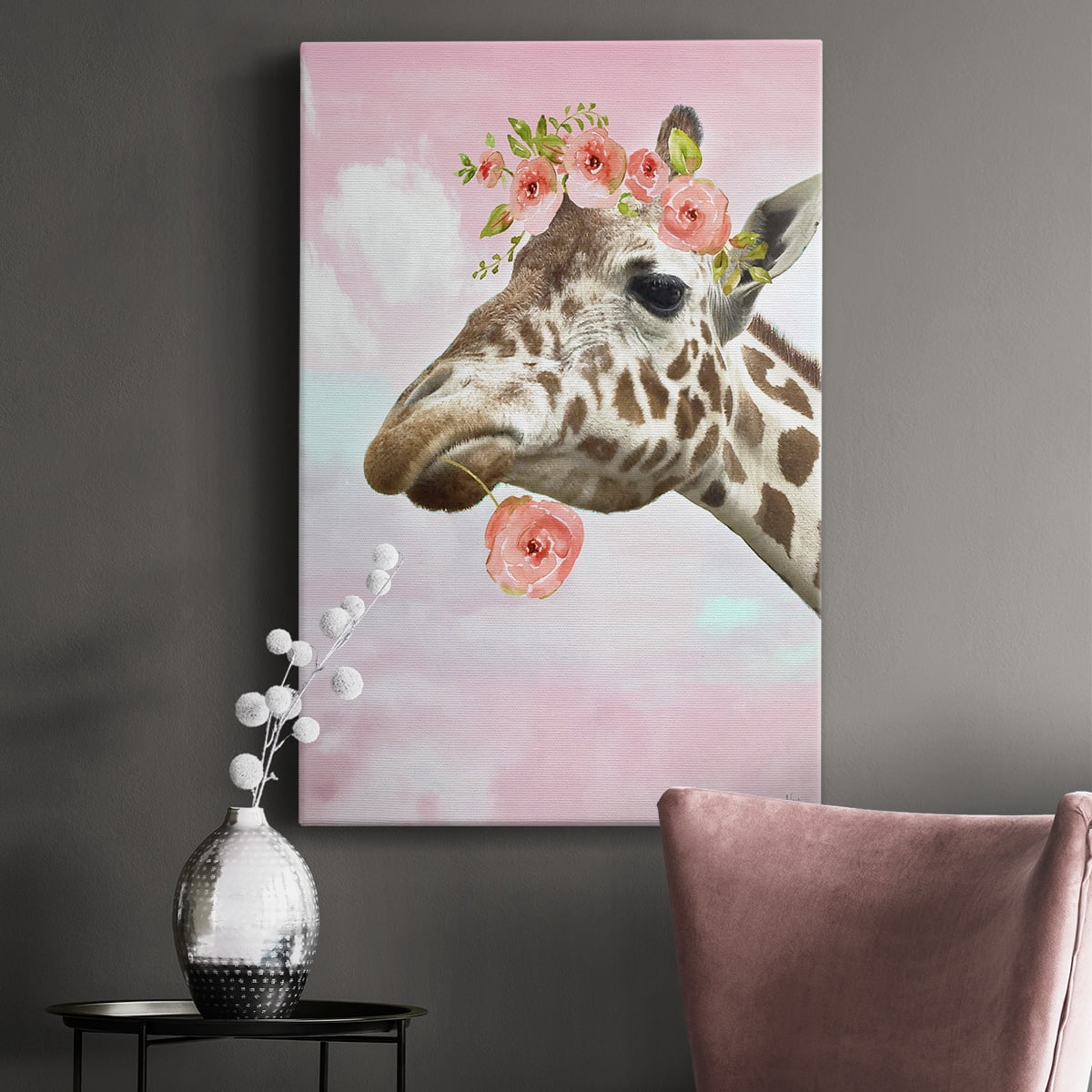 Floral Fun II Premium Gallery Wrapped Canvas - Ready to Hang