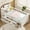 White, variant on Euroco Wood Twin Size Platform Bed with Drawers, House Bed with Storage and Ladder, White