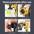 thumbnail image 4 of Cordless Cordless Paint Sprayer replacement for   20V  Battery,Handheld Electric Paint Sprayer with 1000ML Container  for Home Interior and, 4 of 7