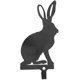 thumbnail image 4 of Gancho de pared de la pared del conejo de Pascua gancho de pared decorativo gancho de servicio pesado para la cocina del baño, 4 of 5