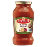 Bertolli Olive Oil and Garlic Pasta Sauce, Made with Tomatoes, Savory Garlic and Olive Oil, 24 oz