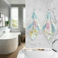thumbnail image 7 of Dreamtimes Easter Cotton Hand Towel Super Soft and High Absorbent Bath Towel Fast Drying Hand Towel for Home Bathroom Gym Hotel Yoga (2 Pack),16 x 28 inch, 7 of 7