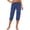 Dark Blue, variant on Yifymode Cargo Capris for Women Casual Capri Pants with Pockets Summer Hiking Pants Outdoor Pull On Cargo Pant,Army Green XL