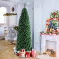 thumbnail image 2 of Árbol de Navidad Yaheetech, madera de abeto artificial Kingswood de 7.5 pies, 2 of 8
