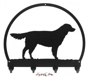 SWEN Products DACHSHUND Dog Black Metal Key Chain Holder Hanger 