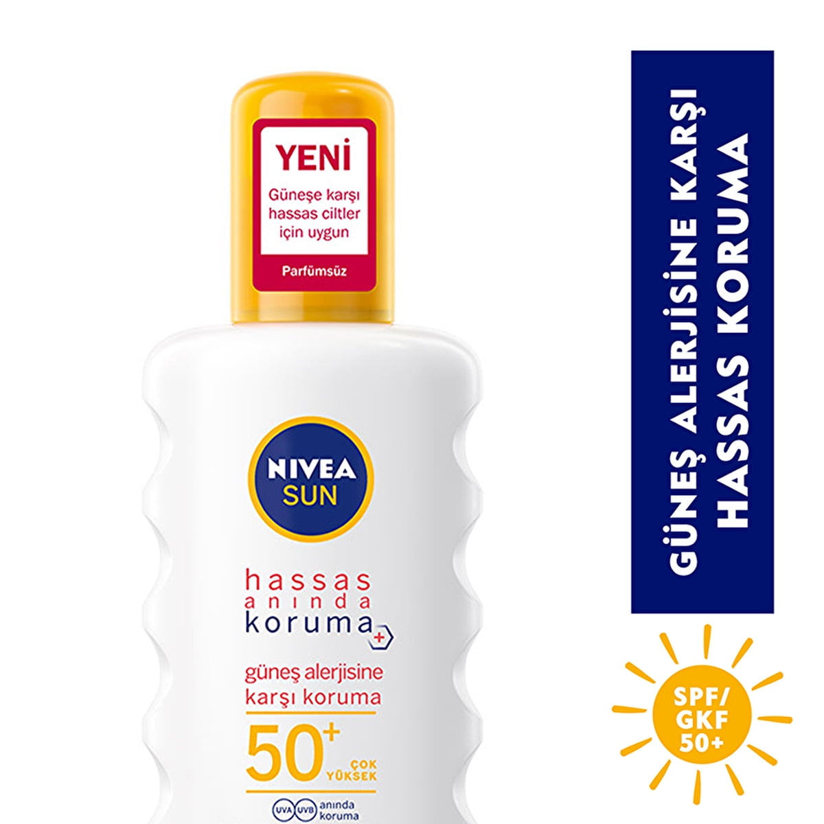 Nivea Sun SPF50+ Sensitive Protection Against Sun Allergy Sunscreen Spray 200 ml