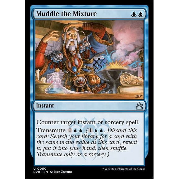 MtG Ravnica Remastered Uncommon Muddle the Mixture #50