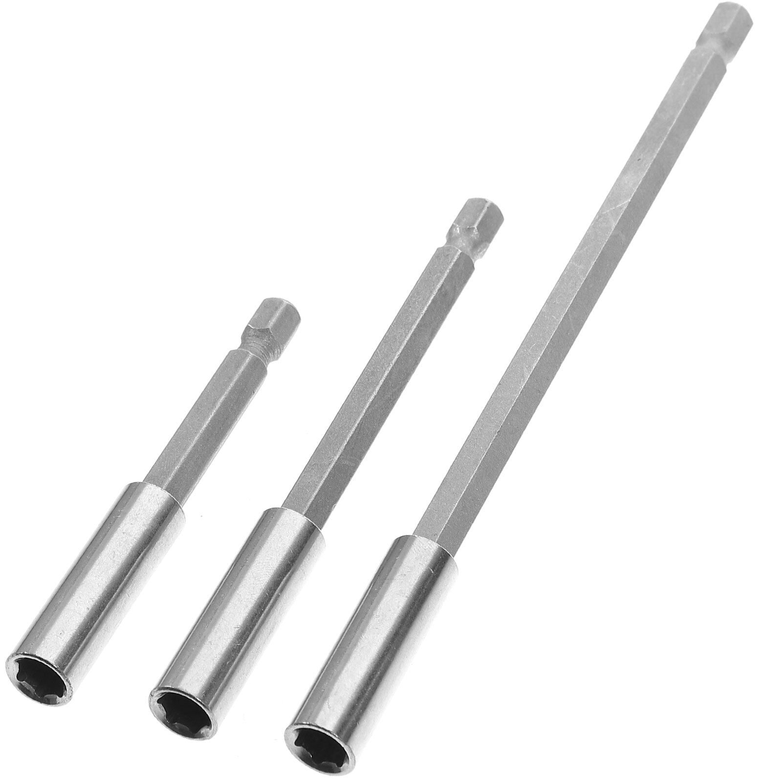 3pcs Drill Bit Extension Professional Drill Bit Holder Hand