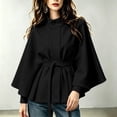 thumbnail image 2 of Sheghy Womens Cotton Hoodies Sherpa Jacket Funnel Neck Walking Wrap Jacket with Pockets Black S, 2 of 5