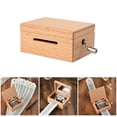 thumbnail image 2 of Giaone 15 Note DIY Wood Music Box with Blank Paper Strips for Personalizing Melodies, 2 of 9