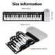 thumbnail image 2 of 49 Teclas Roll Up Piano Soft Piano Flexible Silicona Plegable, 2 of 8
