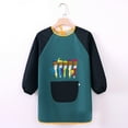 thumbnail image 2 of JAHH Clearence Kids Durable Waterproof Paint Shirt Kids Art Smocks for Painting, Waterproof Artist Aprons Paint Smocks Toddler Apron Smock for Child Kids Paint Apron with Long Sleeve, 2 of 9