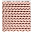 thumbnail image 3 of Dessert Shower Curtain, Puffy Cupcakes with Sprinkled Colorful Whipped Cream Frosting on Top, Fabric Bathroom Set with Hooks, 69W X 70L Inches, Coral Peach Dark Brown, by Ambesonne, 3 of 3