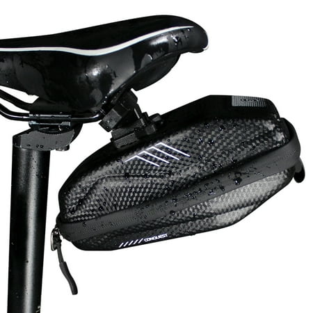 0.8L Bike Saddle Bags Rainproofroof Bicycle Under seat Bag for Mountain Road