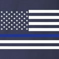 thumbnail image 3 of CafePress - Thin Blue Line Long Sleeve T Shirt - Long Sleeve Dark T-Shirt, 3 of 4