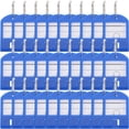 thumbnail image 1 of Miangastore Ink Protection Numbered Key Tags Blue ABS Plastic Cover 35Pcs 1.6x1.1x0.2in, 1 of 9