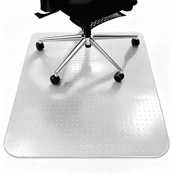 Sortora Office Chair Mat for Carpet, 2.2mm Thick Clear PVC Floor Computer Chair Mat with Non-Slip Studs for Rolling Desk Chairs, Desk Mat Protector for Home Office & Gaming, 36"x48", Rectangle