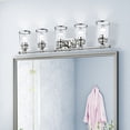 thumbnail image 6 of Livex Lighting Lawrenceville 5 Light Bath Vanity Light in Polished Chrome, 6 of 14