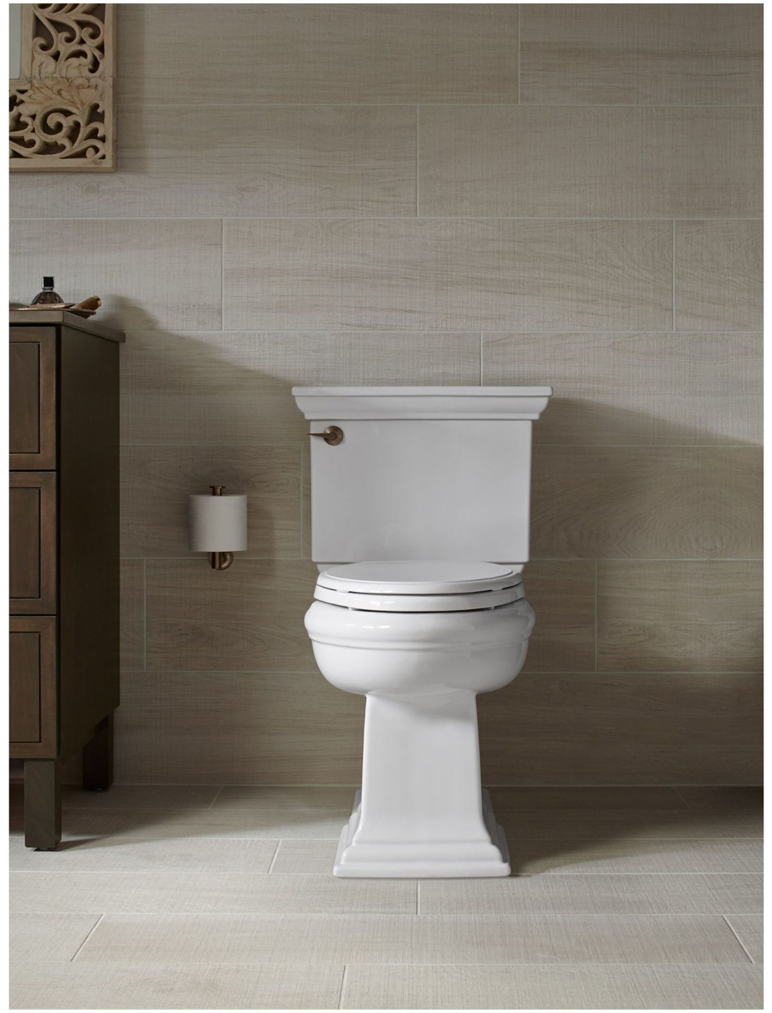Kohler K-4434-96 Memoirs 1.28 Gallons Per Flush Toilet Tank with Stately  Design, Biscuit - Walmart Business Supplies, image size:1524x2000