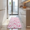thumbnail image 4 of Pink Breast Cancer Kitchen Rug Mat,Kitchen Runner Rugs Non Skid Washable,Decorative Kitchen Floor Mats for Kitchen,Sink,Laundry,17"x47.2", 4 of 7
