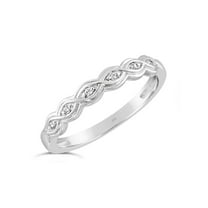 Keepsake Diamond-Accent 10kt White Gold Wedding Band (H-I, I2)